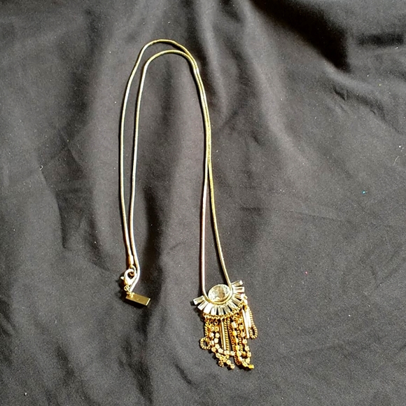 Gold and crystal INC necklace - Picture 1 of 4
